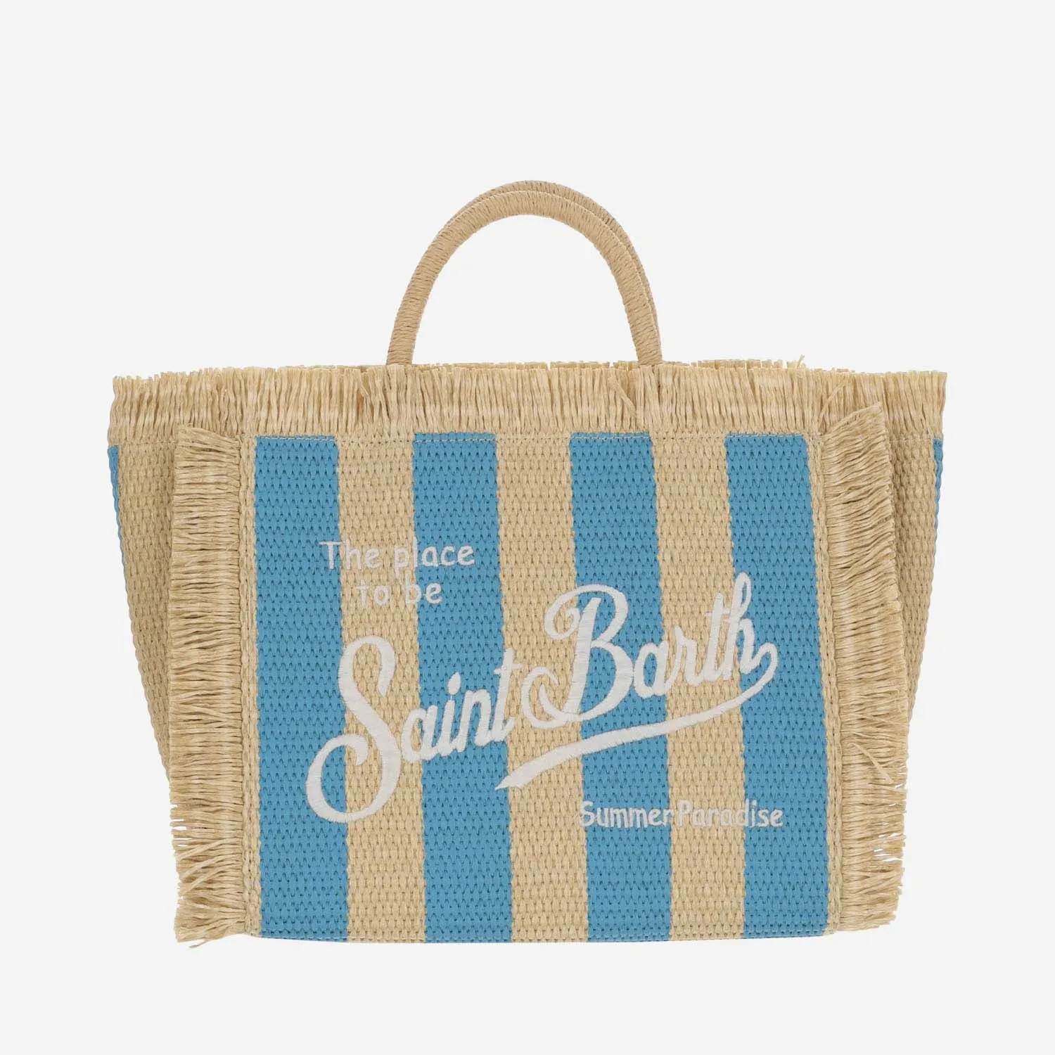 Mc2 Saint Barth Colette Tote Bag With Striped Pattern