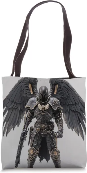Medieval Angel of Death Miniature Tabletop Solider Model Art Tote Bag