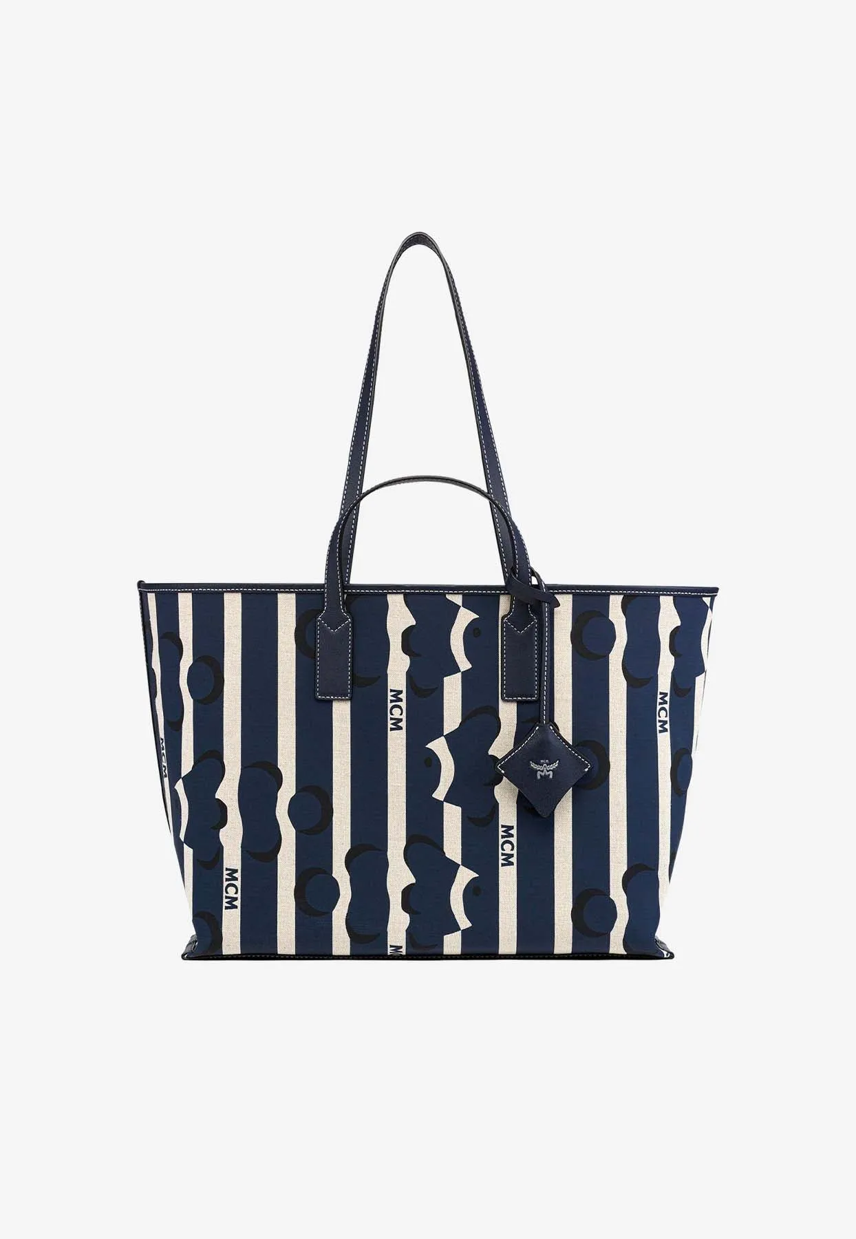 Medium Aren Beach Club Striped Tote Bag