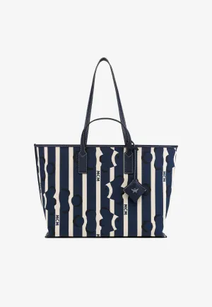 Medium Aren Beach Club Striped Tote Bag