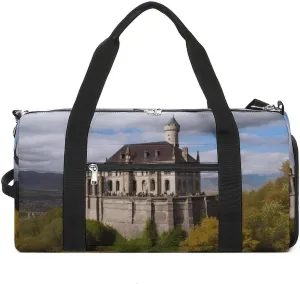 Mens Womens Gym Bag, Historical Monuments of Armenia Print Duffle Bags,travel Gym Duffle Bag,garment Duffle Bag,gym Bag with Shoe Compartment