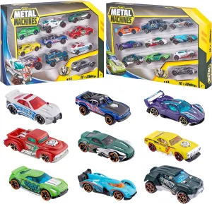 Metal Machines Mini Racing Car Toy Series 2 by ZURU (20 Pack) Collectible Mini Vehicle Toy Cars for Boys Kids Gift Set