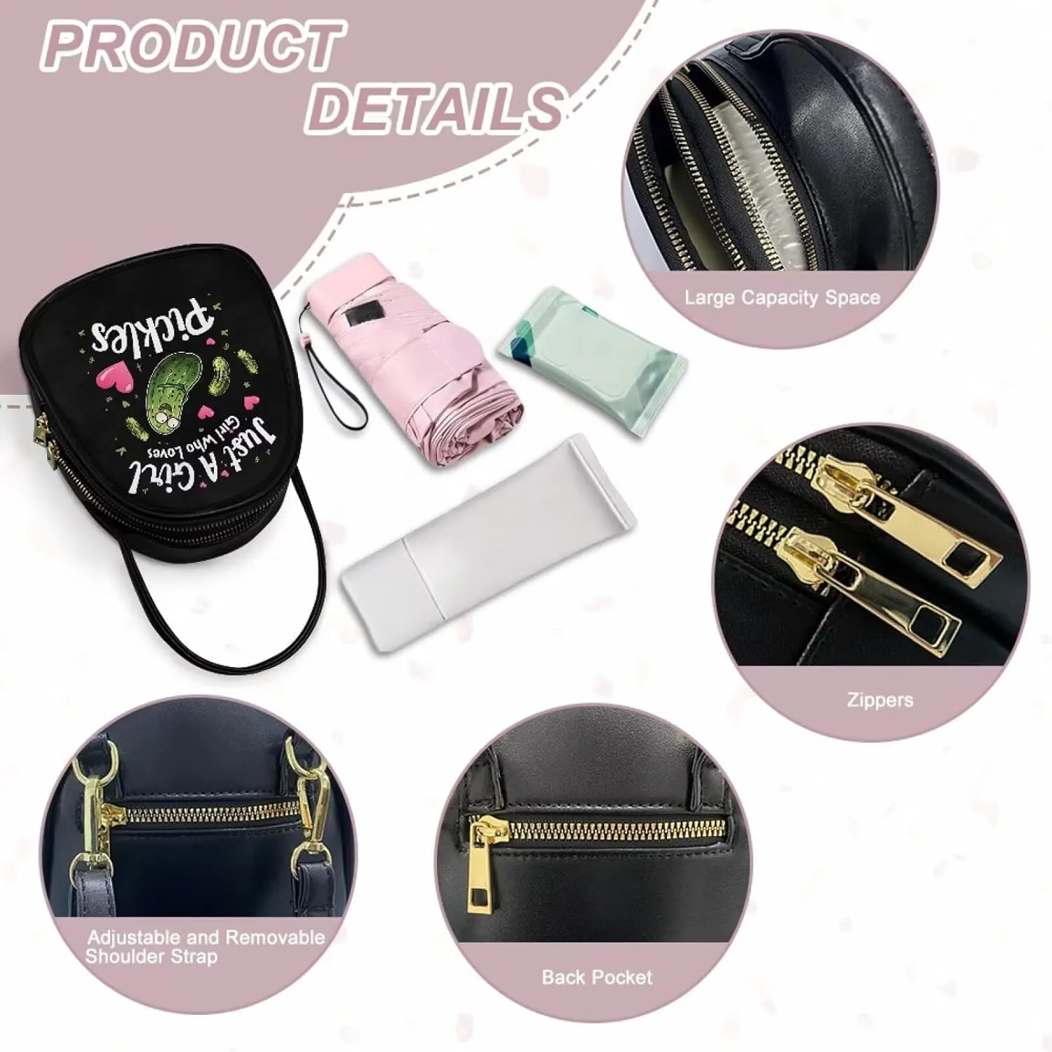 Mini Crossbody Bags with Adjustable Strap for Women Travel Outdoor