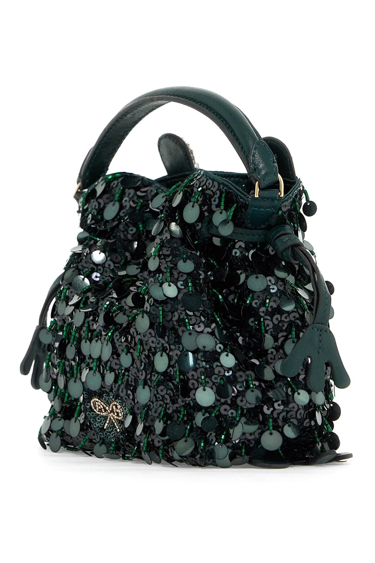 mini frog bag with sequins