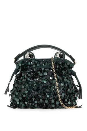 mini frog bag with sequins