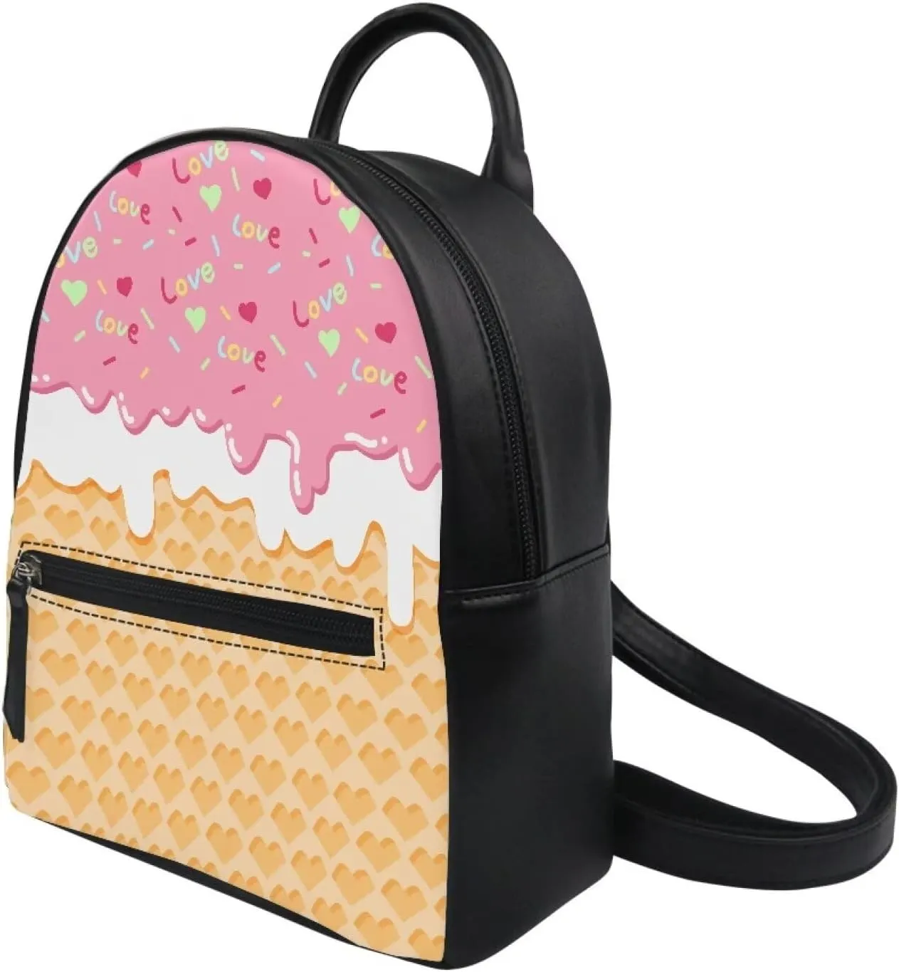 Mini Leather Backpack For Women Small Cute Travel Womens Small Shoulder Bag