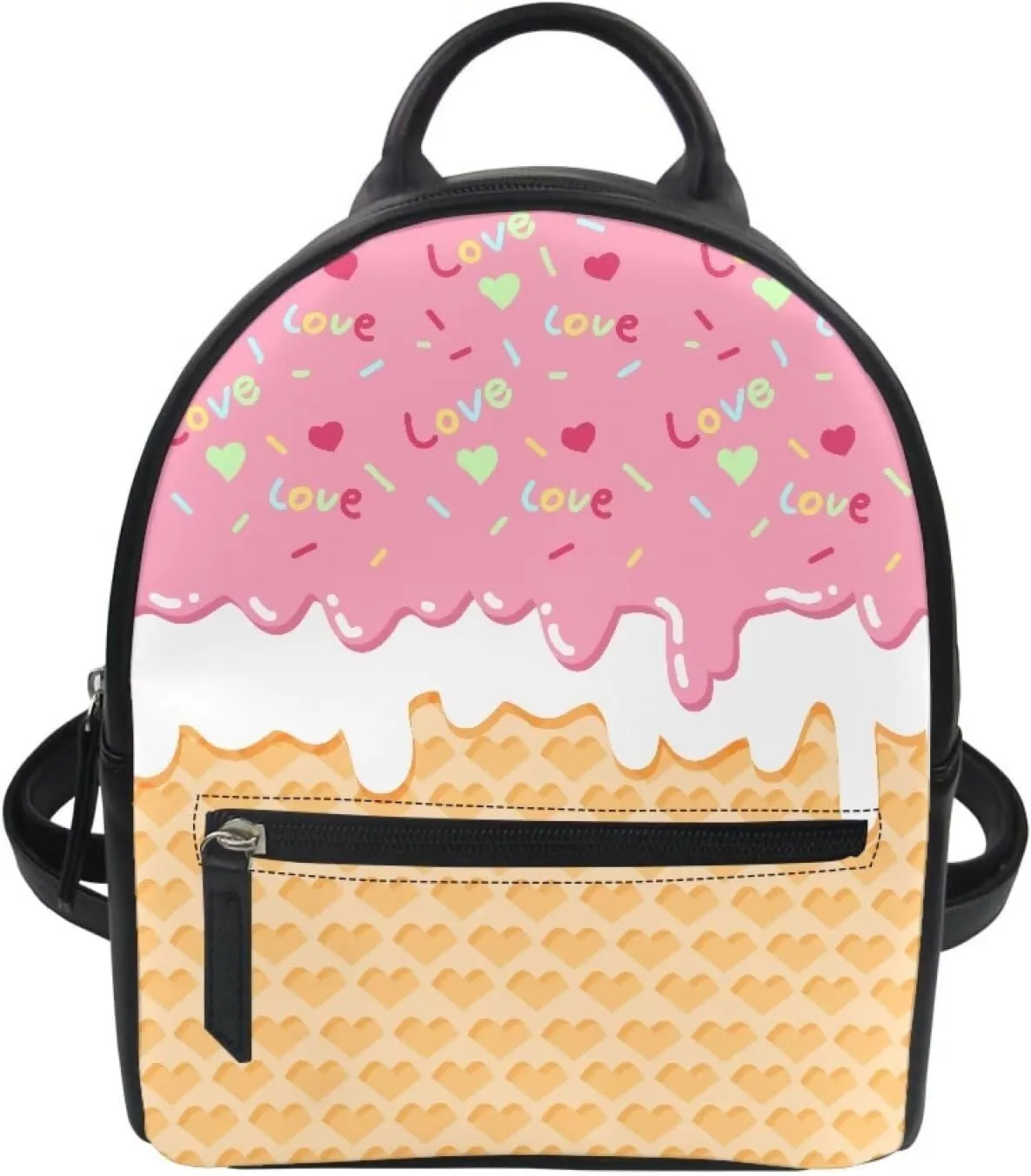 Mini Leather Backpack For Women Small Cute Travel Womens Small Shoulder Bag