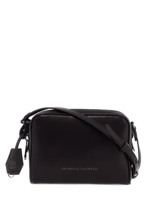 mini leather boston crossbody bag with shoulder strap