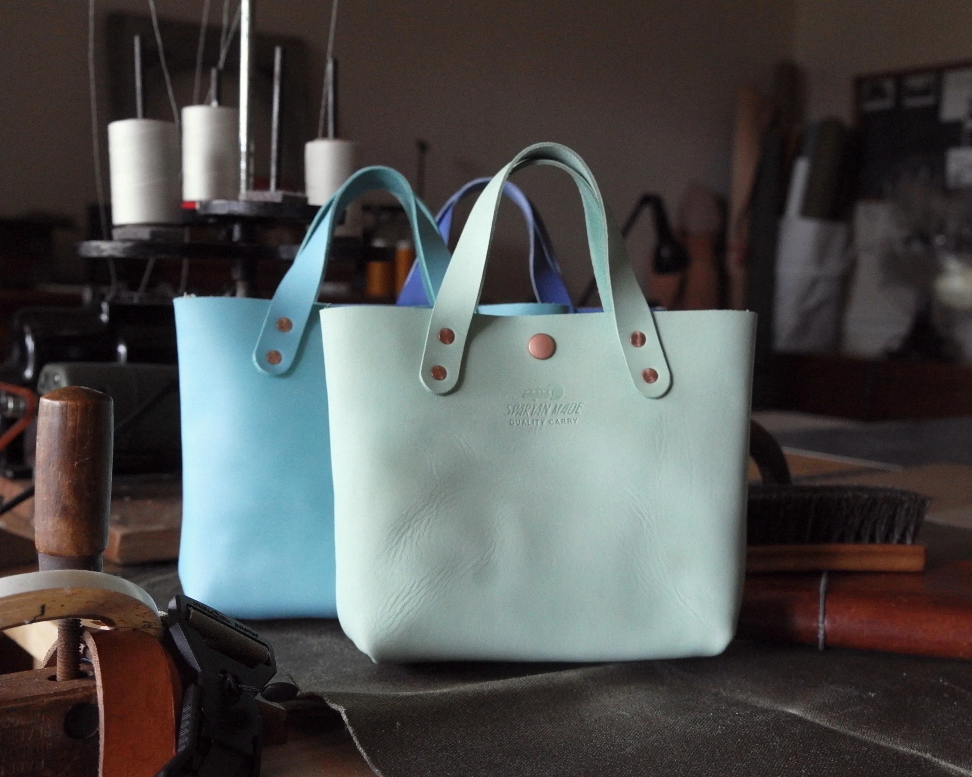 Mini Tote in Mint