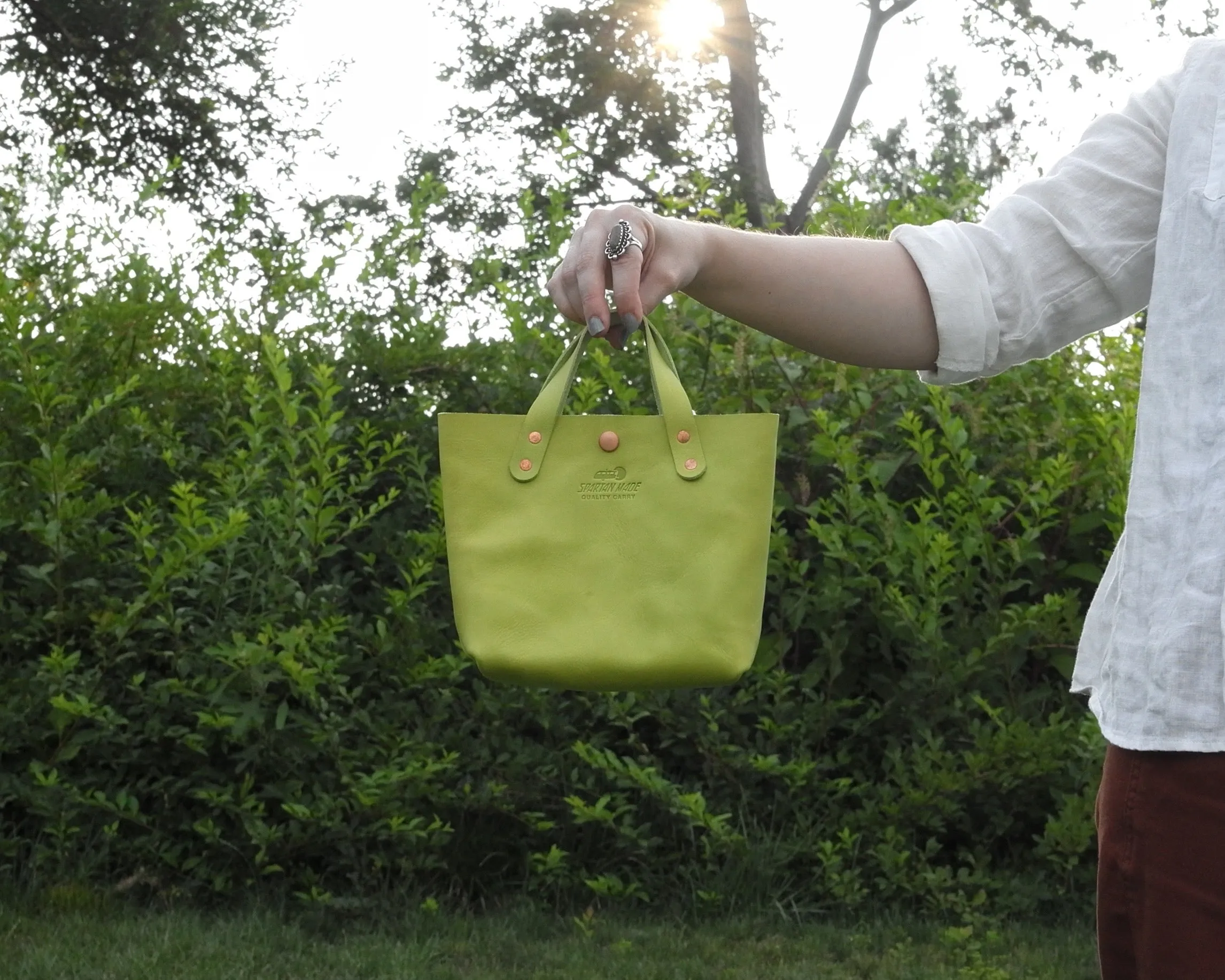 Mini Tote in Mint