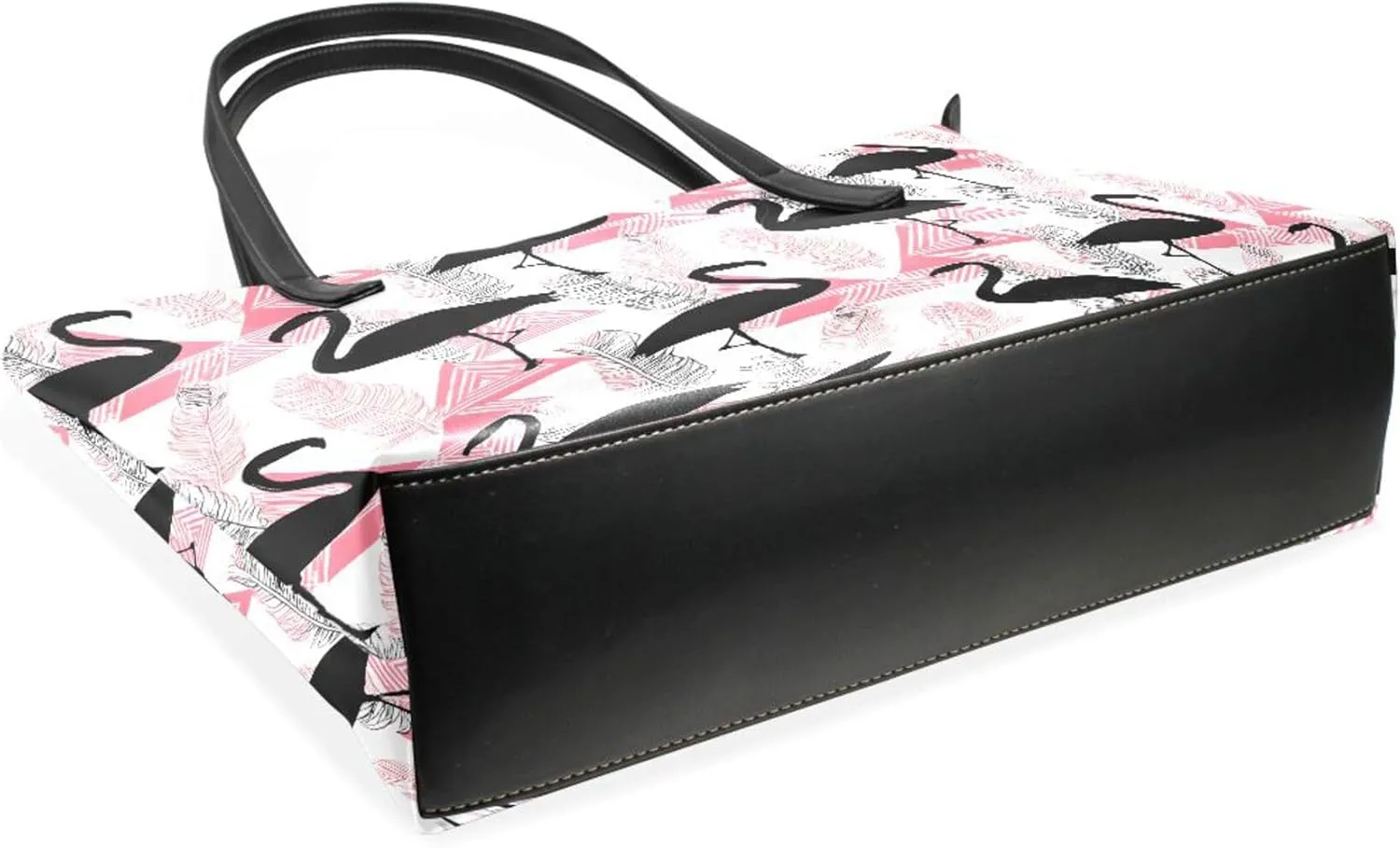 MNSRUU Boho Tote Bag Flowers Flamingo Travel Women Purses and Handbags