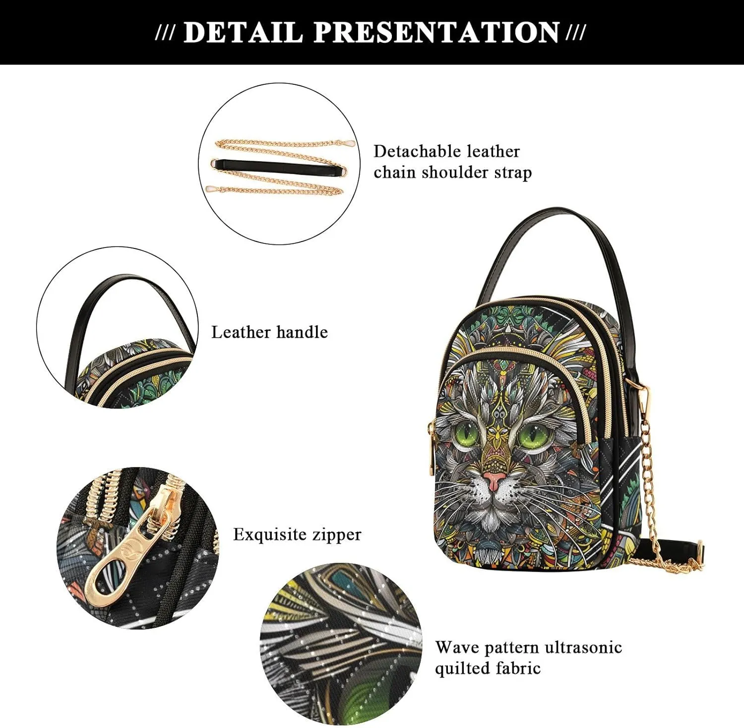 MNSRUU Women's Crossbody Handbags Cell Phone Purses Bags