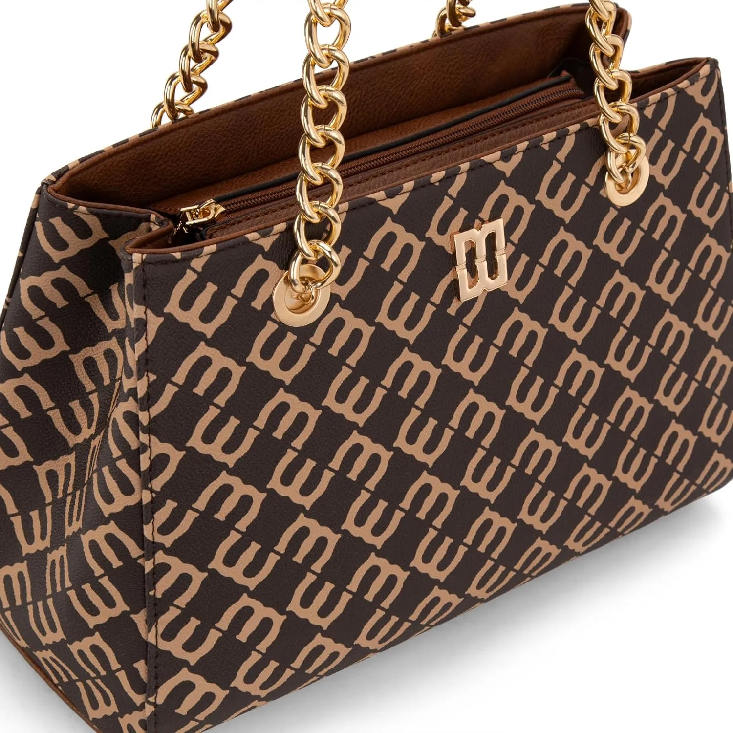 Montana West MEDIUM Tote Bag for Women Quilted Chain Handbags Shoulder Purse