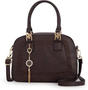 Montana West Small Top Handle Purse for Women Crossbody Satchel Handbag Barrel Bag