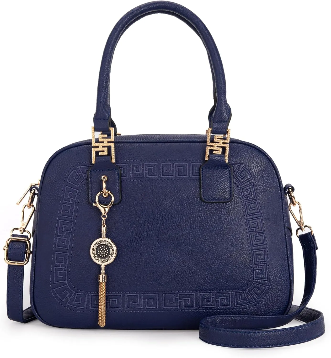Montana West Small Top Handle Purse for Women Crossbody Satchel Handbag Barrel Bag