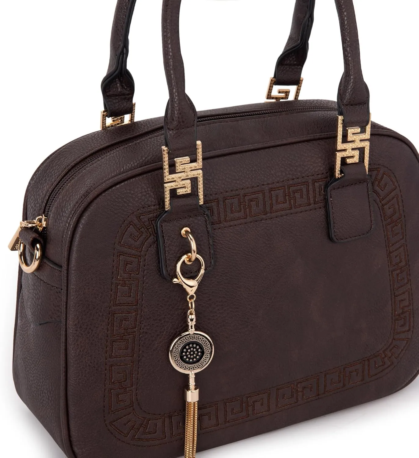 Montana West Small Top Handle Purse for Women Crossbody Satchel Handbag Barrel Bag