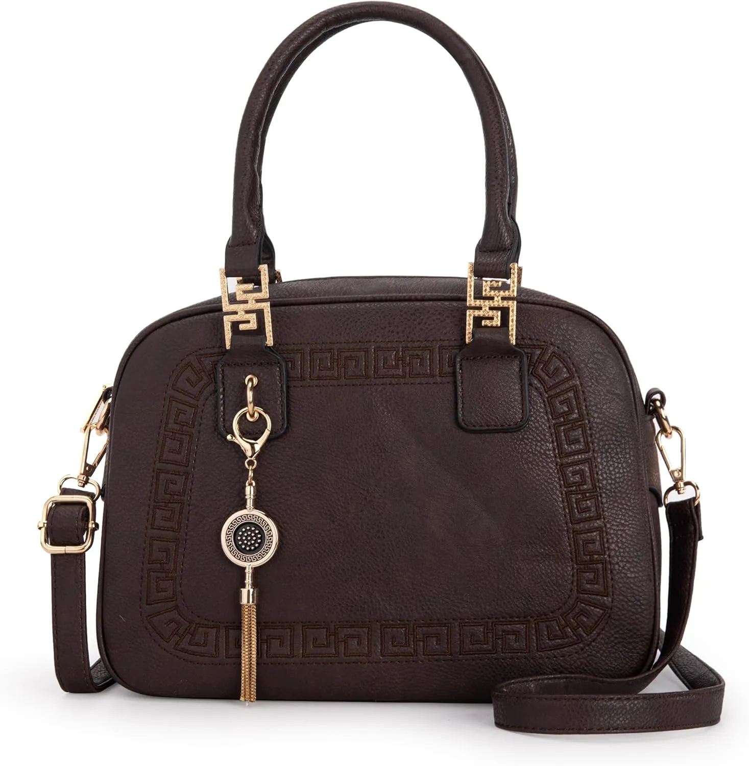 Montana West Small Top Handle Purse for Women Crossbody Satchel Handbag Barrel Bag