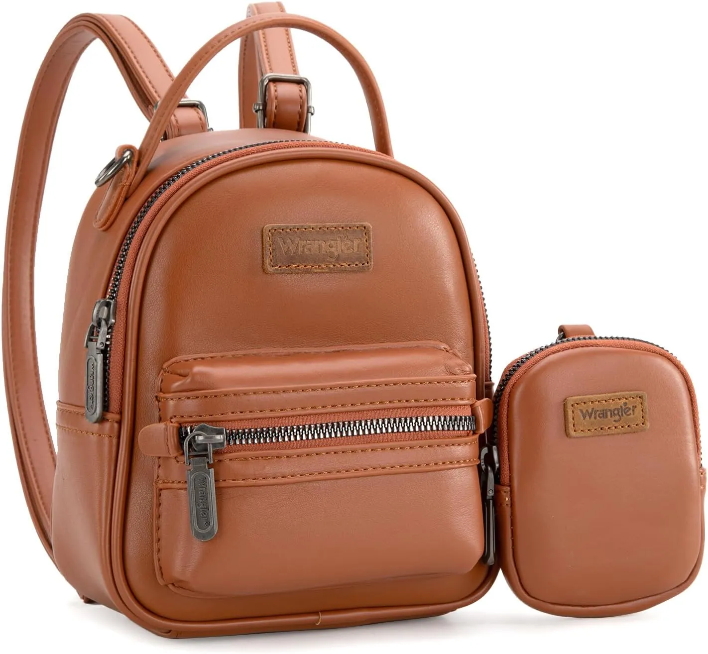 Montana West Wrangler Mini Backpack Purse for Women with a Detachable Coin Pouch