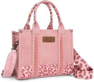 Montana West × Wrangler Tote Bag for Women Western Cow Print Purse Designer Top Handle Handbags