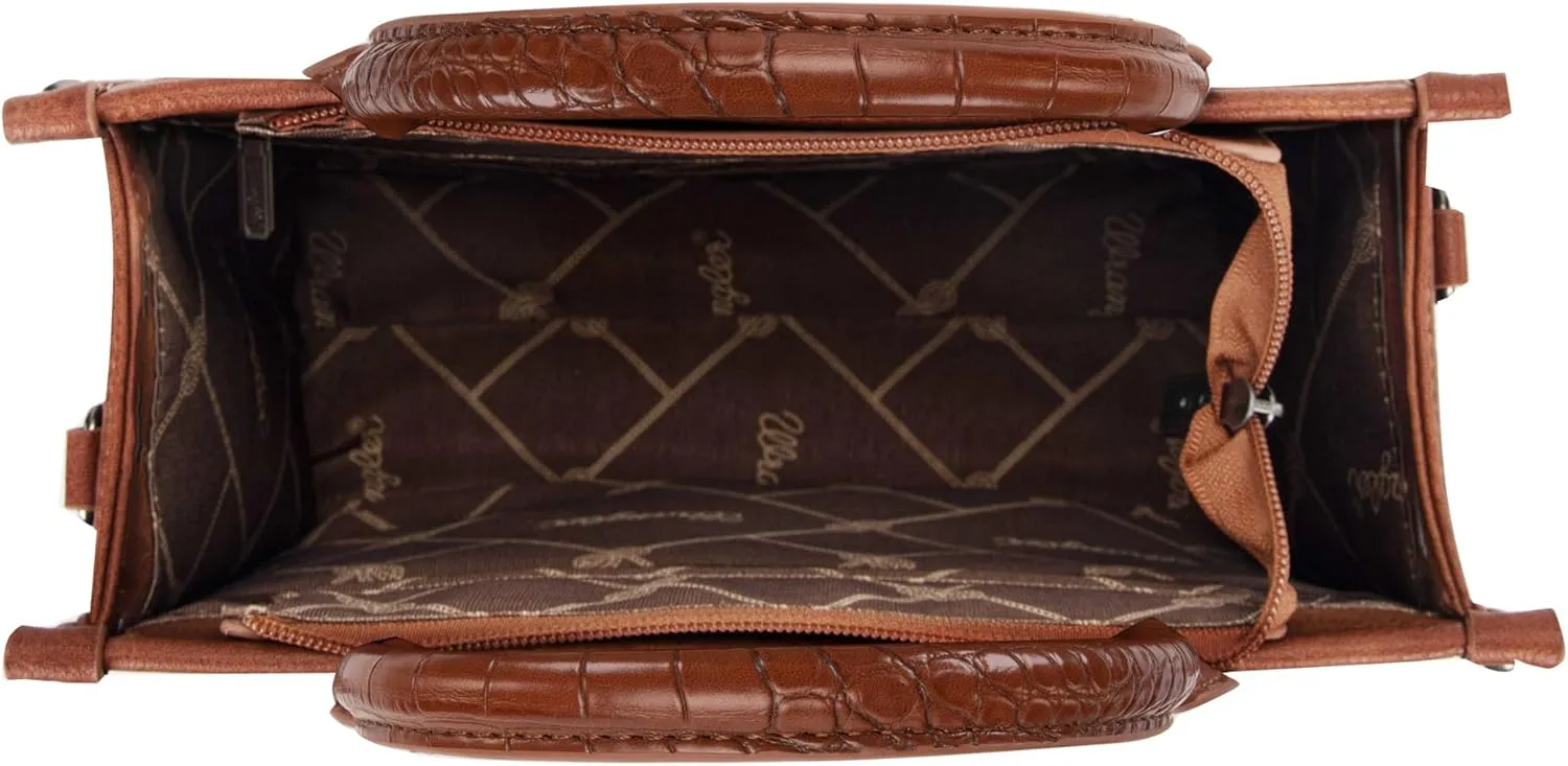 Montana West × Wrangler Tote Bag for Women Western Cow Print Purse Designer Top Handle Handbags