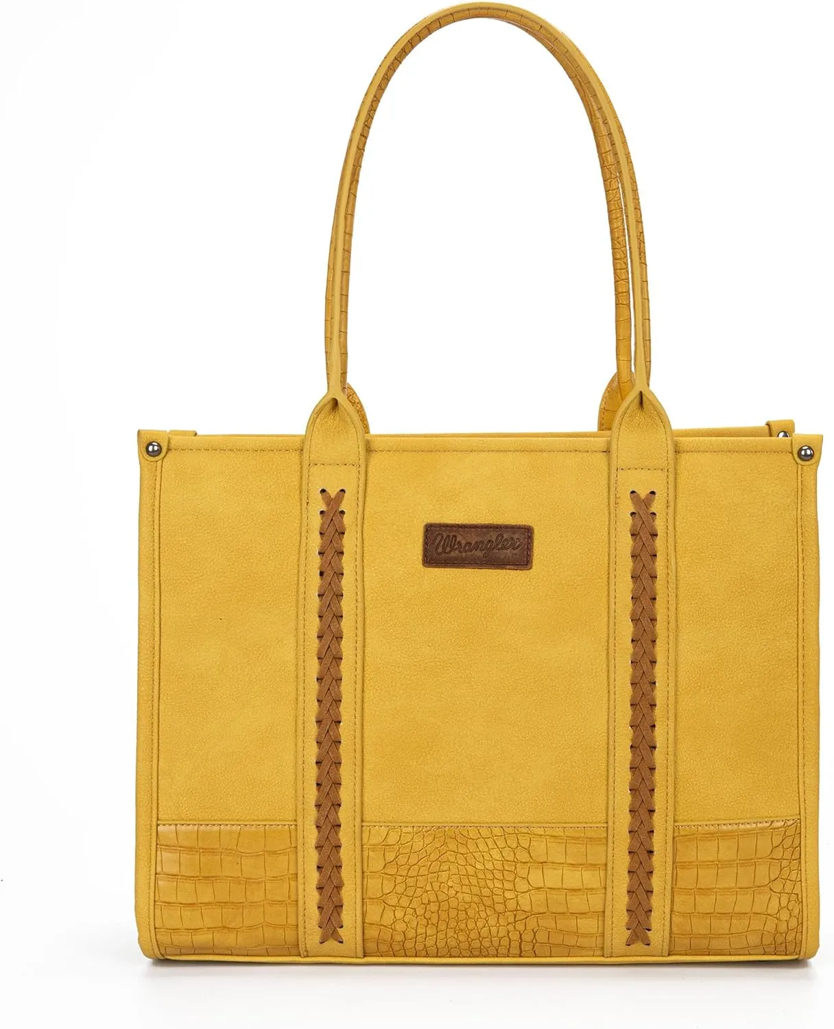 Montana West × Wrangler Tote Bag for Women Western Cow Print Purse Designer Top Handle Handbags