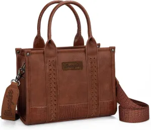 Montana West × Wrangler Tote Bag for Women Western Cow Print Purse Designer Top Handle Handbags