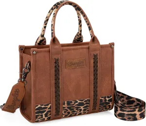 Montana West × Wrangler Tote Bag for Women Western Cow Print Purse Designer Top Handle Handbags