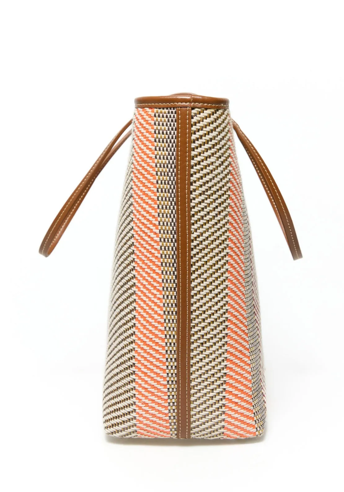 Multi-Color Raffia Shopper - Multicolour