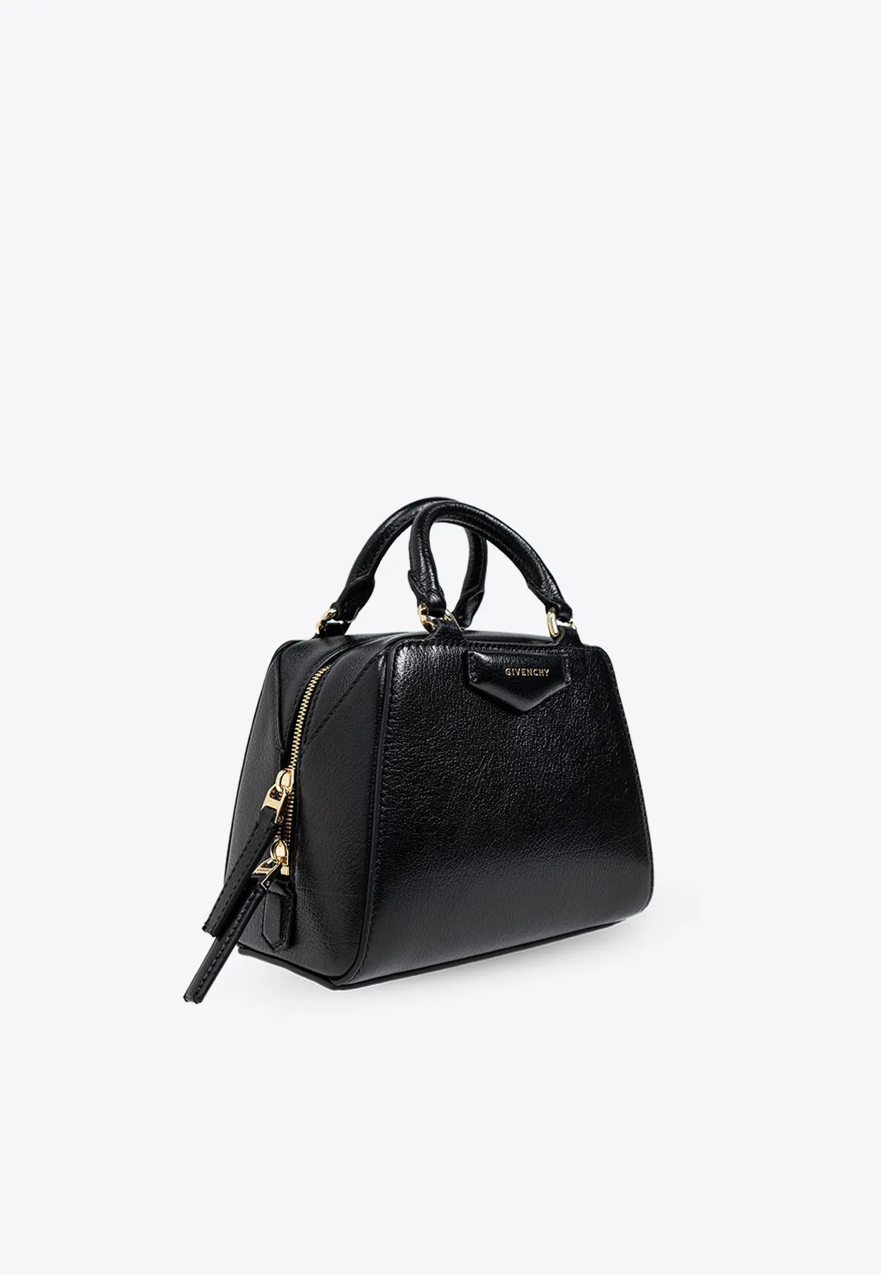 Nano Antigona Cube Leather Handbag