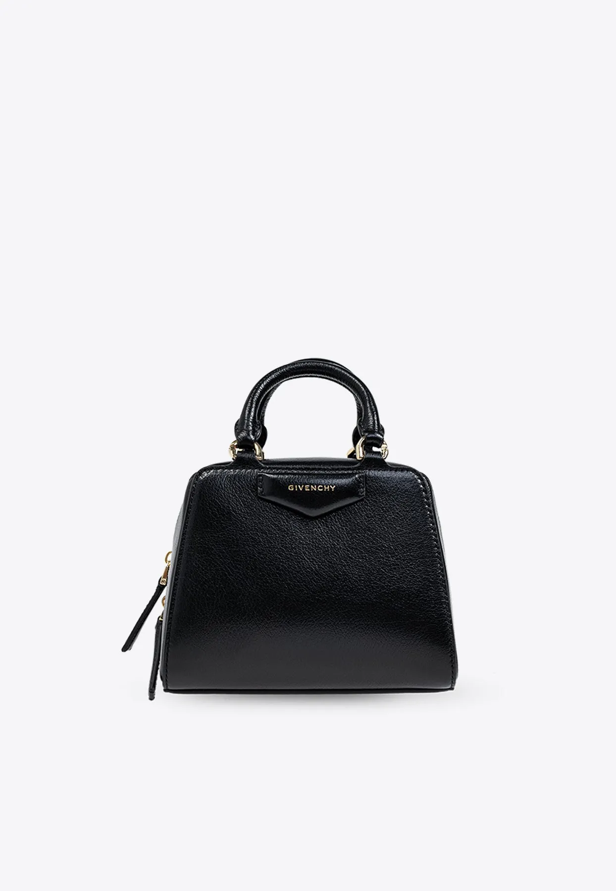 Nano Antigona Cube Leather Handbag