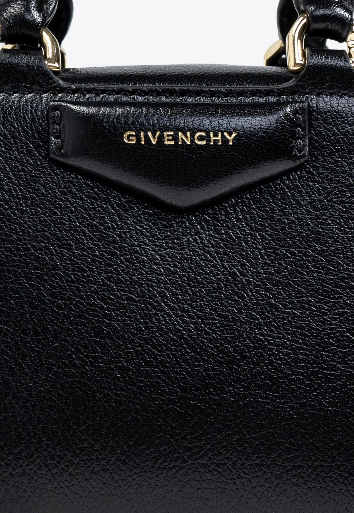 Nano Antigona Cube Leather Handbag