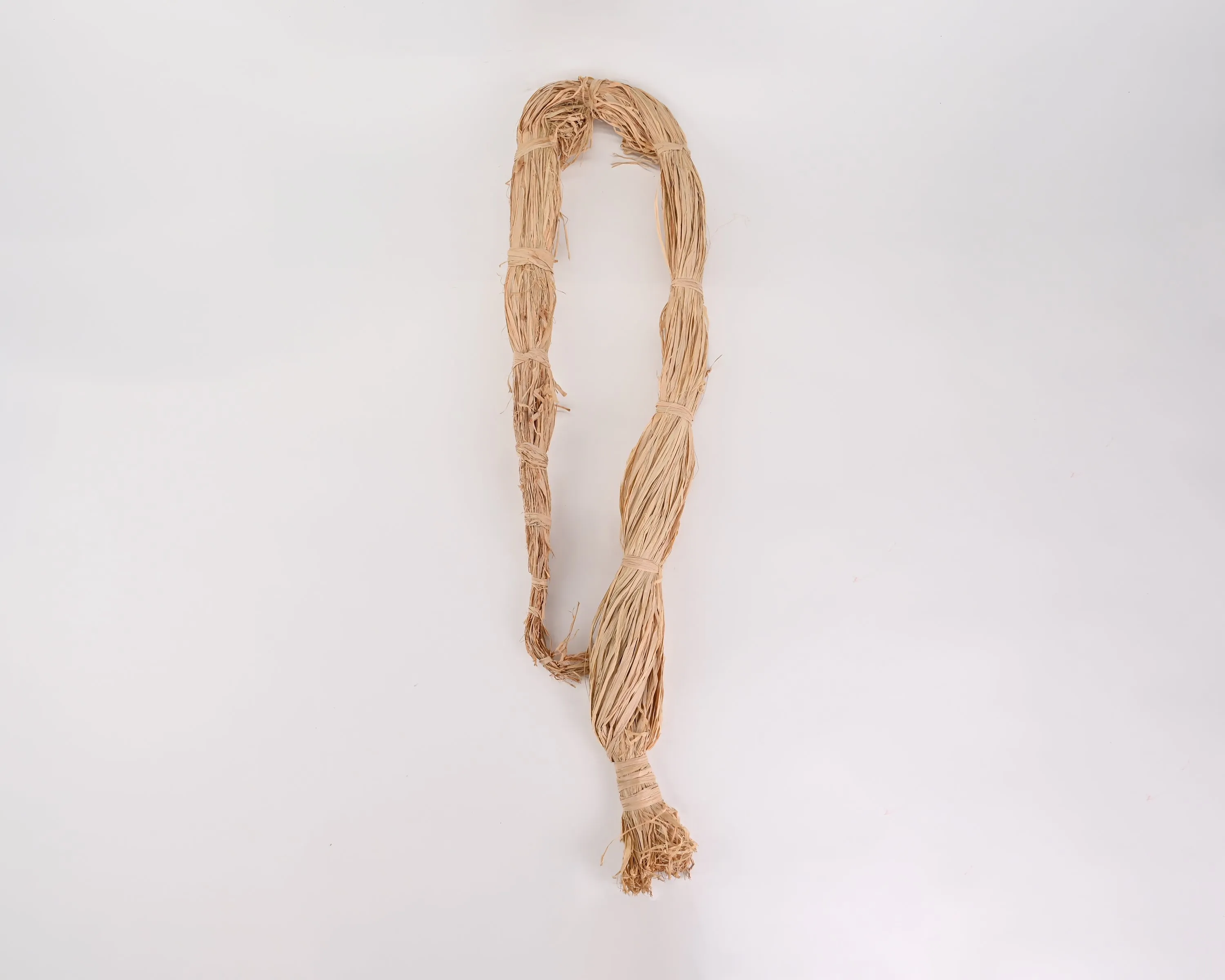 Natural Raffia Hank | 24 Bunches | Natural Tan