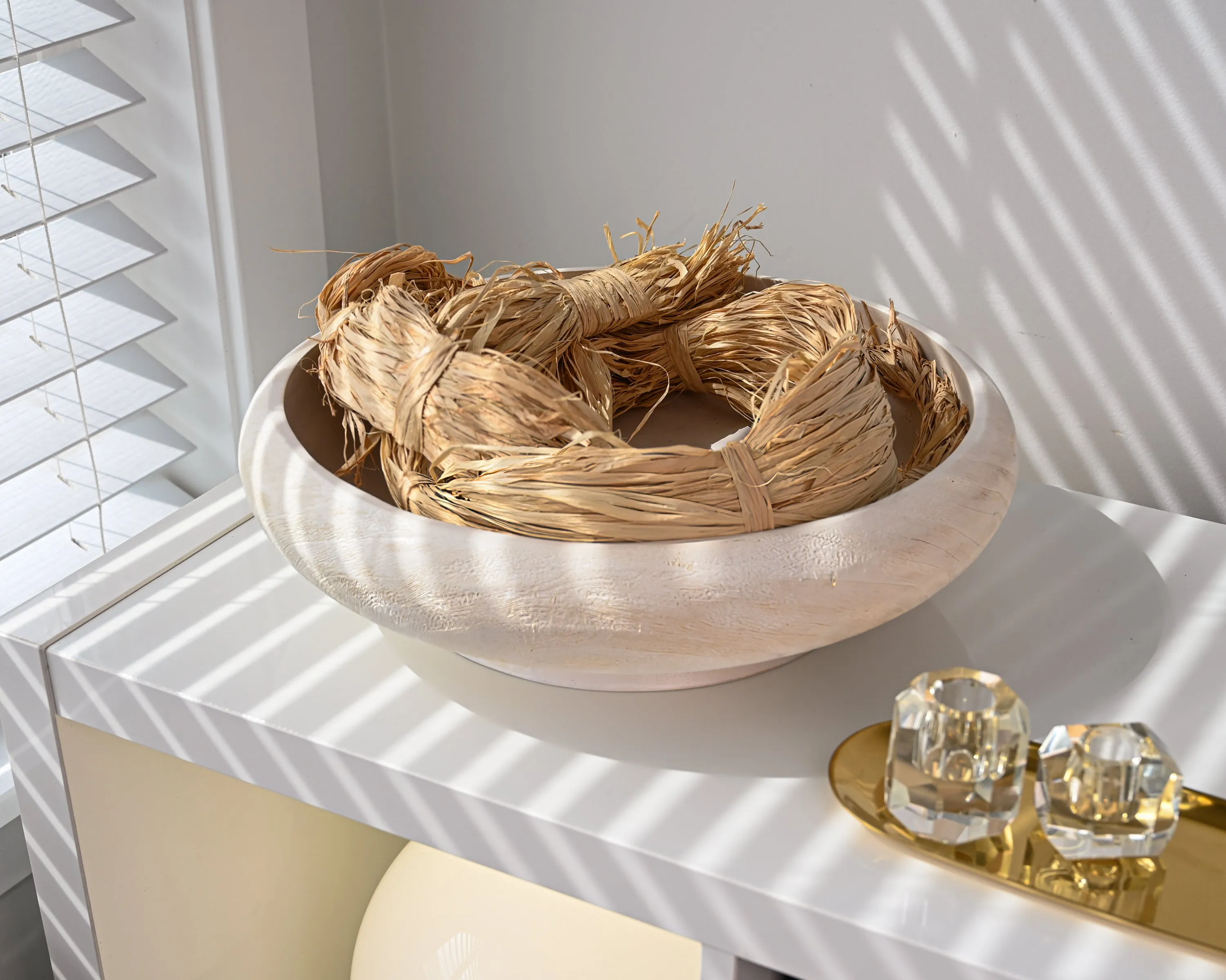 Natural Raffia Hank | 24 Bunches | Natural Tan
