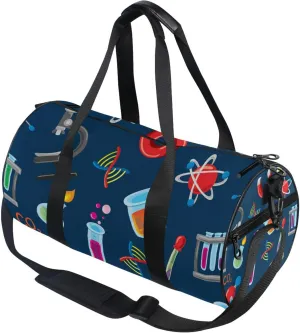 Natural Sciences Pattern Gym Duffle Bag for Women Men Sports Fitness Bag Workout Travel Gymnastics Dance