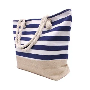 NAUTICAL STRIPED TOTE BAG