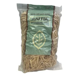 New in Package 8oz Forget Me Not Madagascar Finest Raffia Basket Craft Supply
