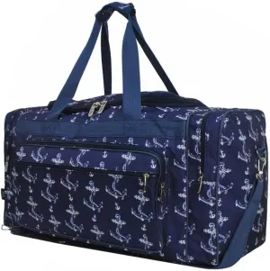 NGIL Canvas 23" inch Duffle Bag (Vintage Anchor-Navy)