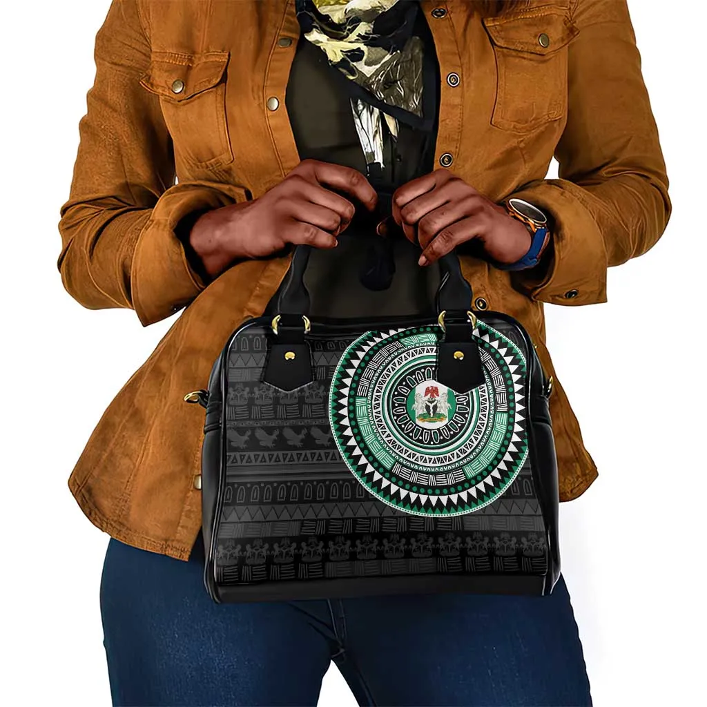 Nigeria African Tribal Pattern Shoulder Handbag Chest Arm Tattoo LT15