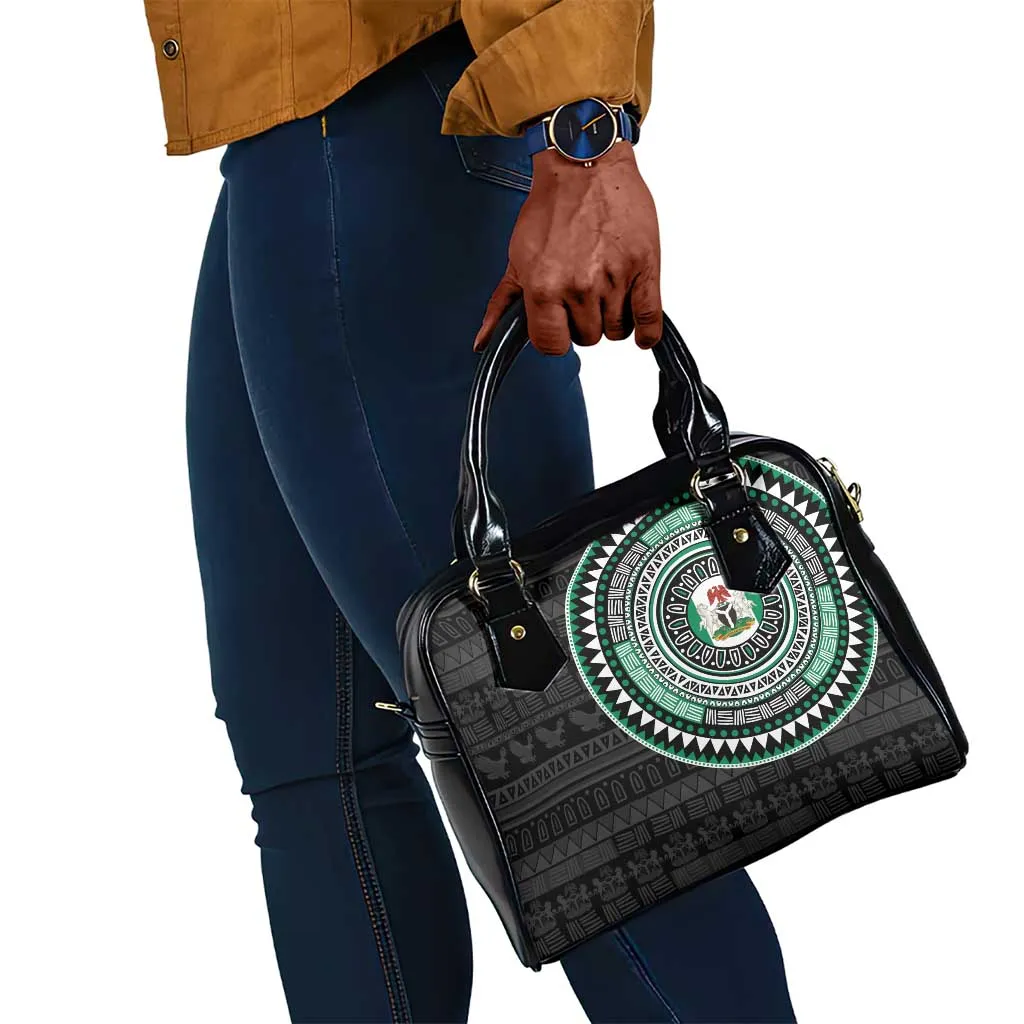 Nigeria African Tribal Pattern Shoulder Handbag Chest Arm Tattoo LT15