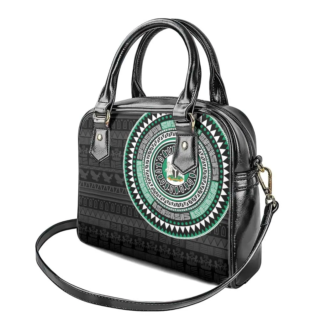 Nigeria African Tribal Pattern Shoulder Handbag Chest Arm Tattoo LT15