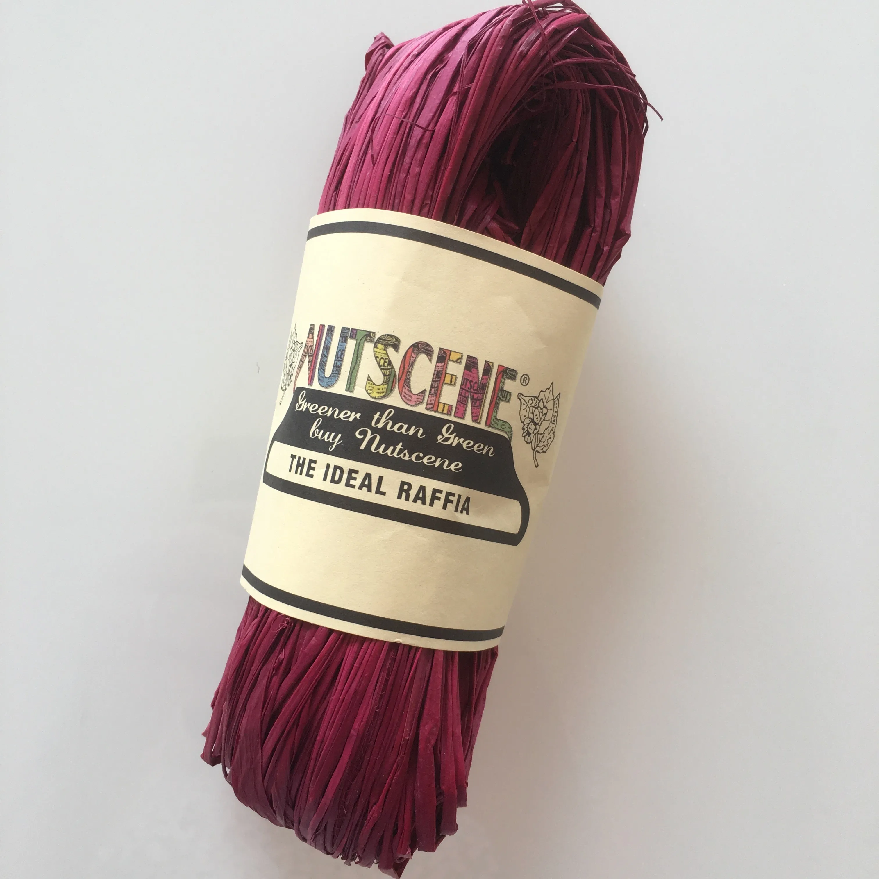 Nutscene Raffia 50g - Beet Red