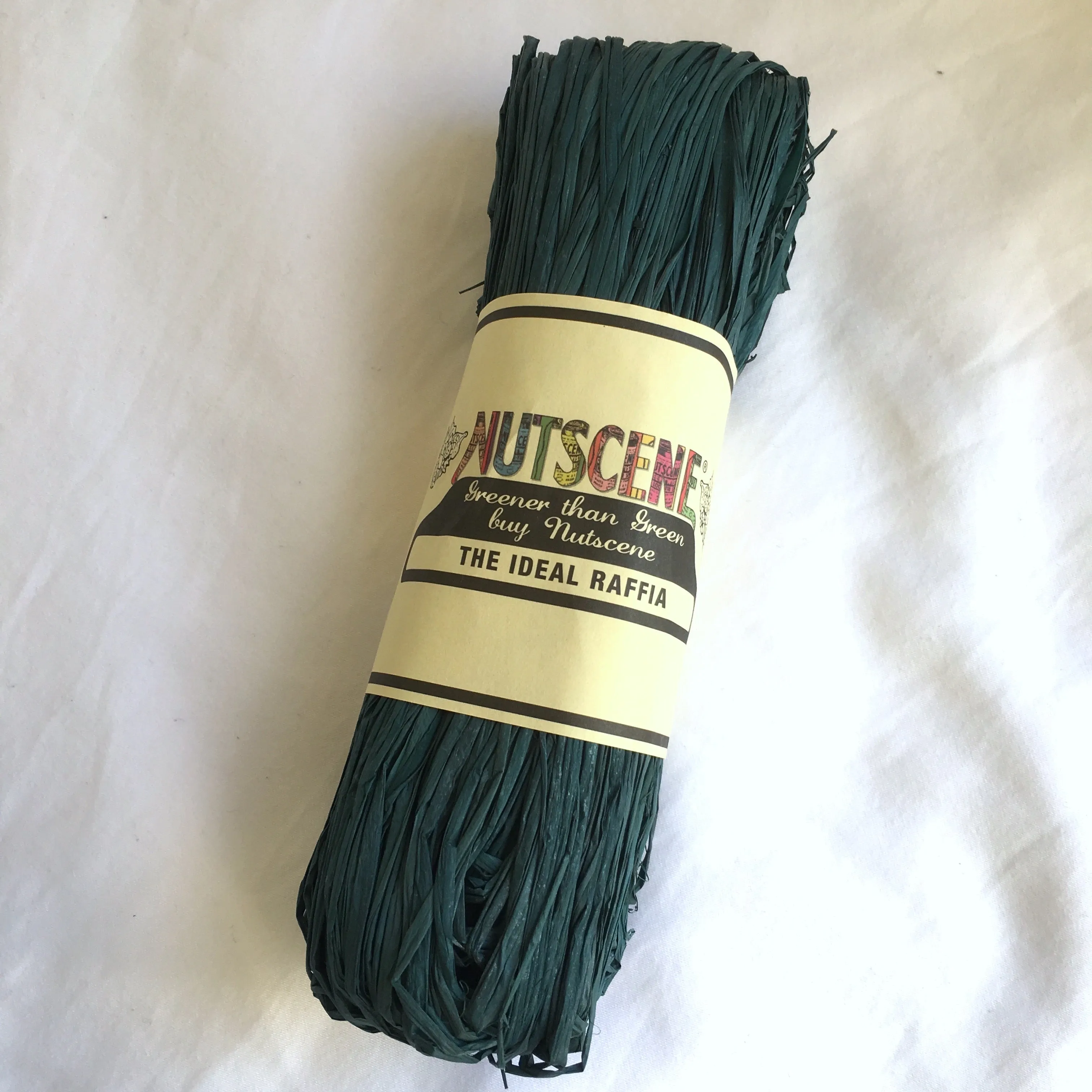 Nutscene Raffia 50g - Mallard Green
