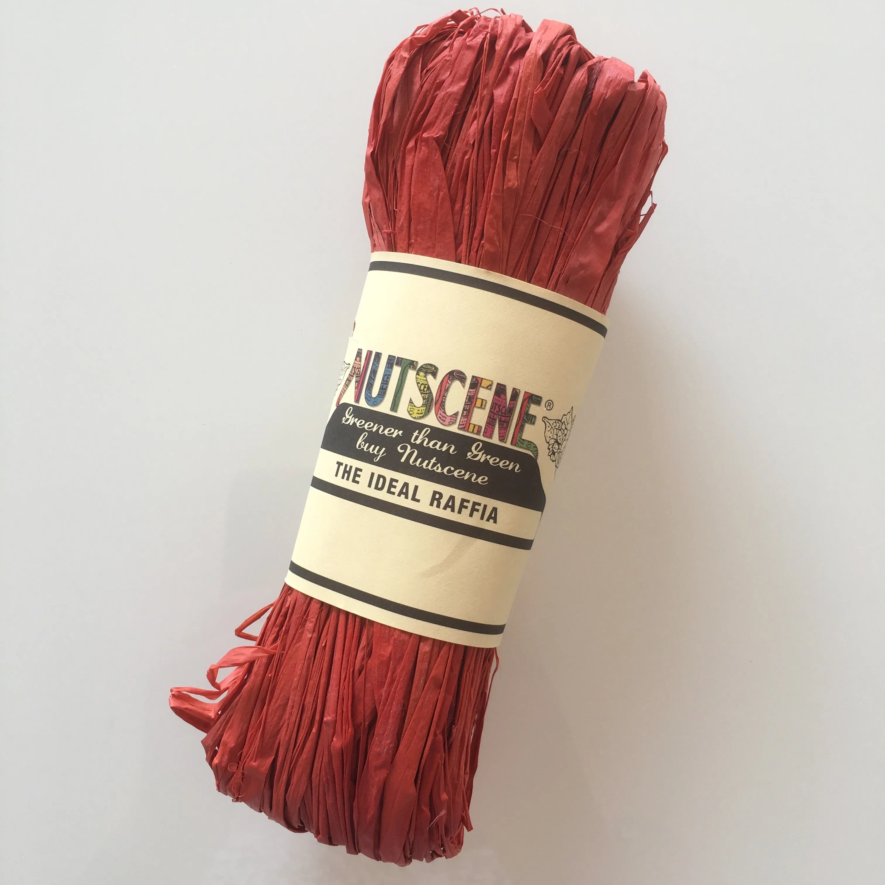 Nutscene Raffia 50g - Orange Rust