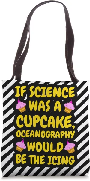 Oceanography Funny Saying - Oceanographer Gifts striped / wi Tote Bag