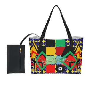 OD Signature Tote Bag With Black Mini Purse MltF
