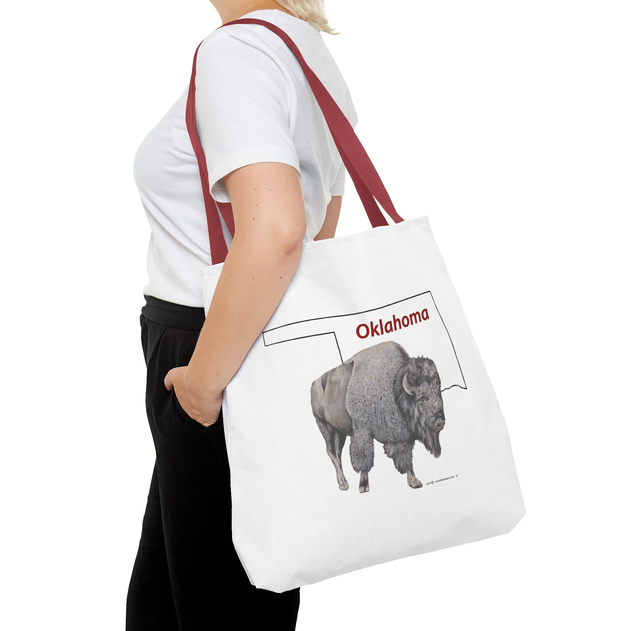 Oklahoma Bison Tote Bag