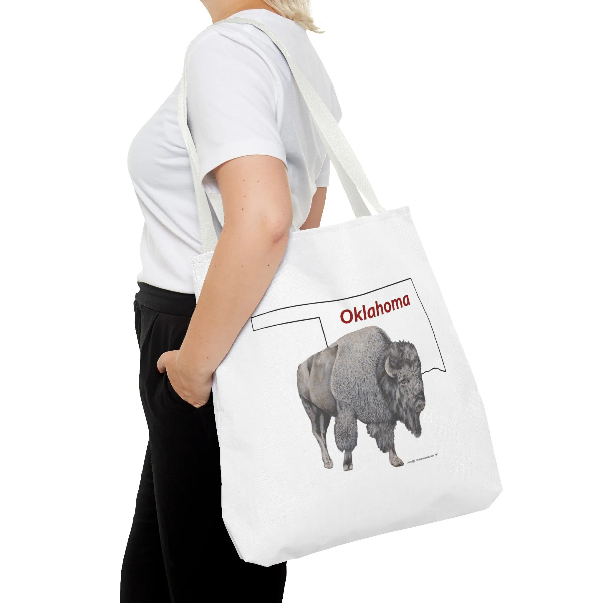 Oklahoma Bison Tote Bag