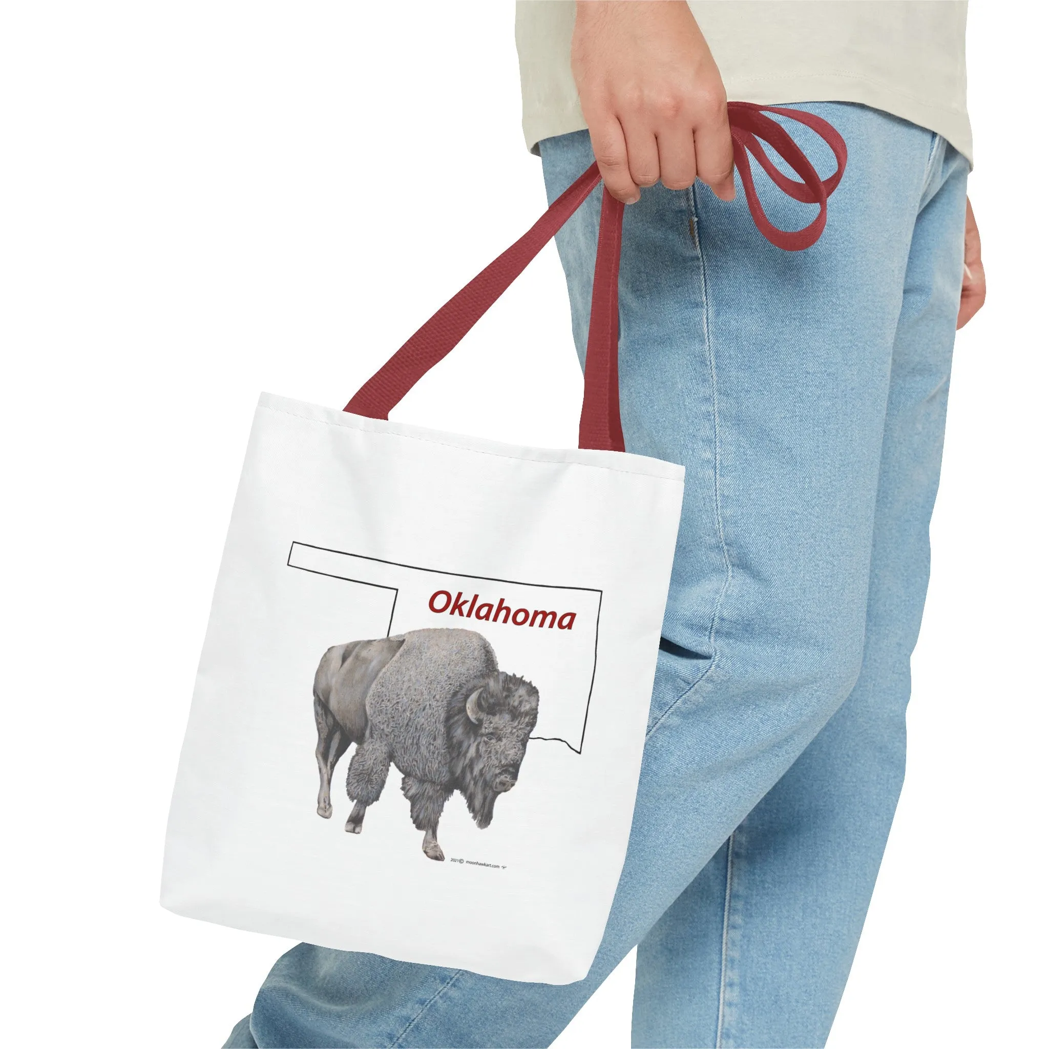 Oklahoma Bison Tote Bag
