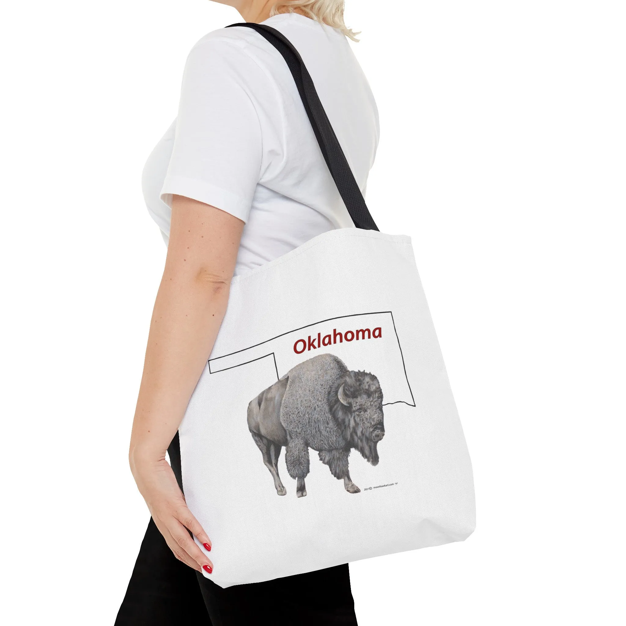 Oklahoma Bison Tote Bag