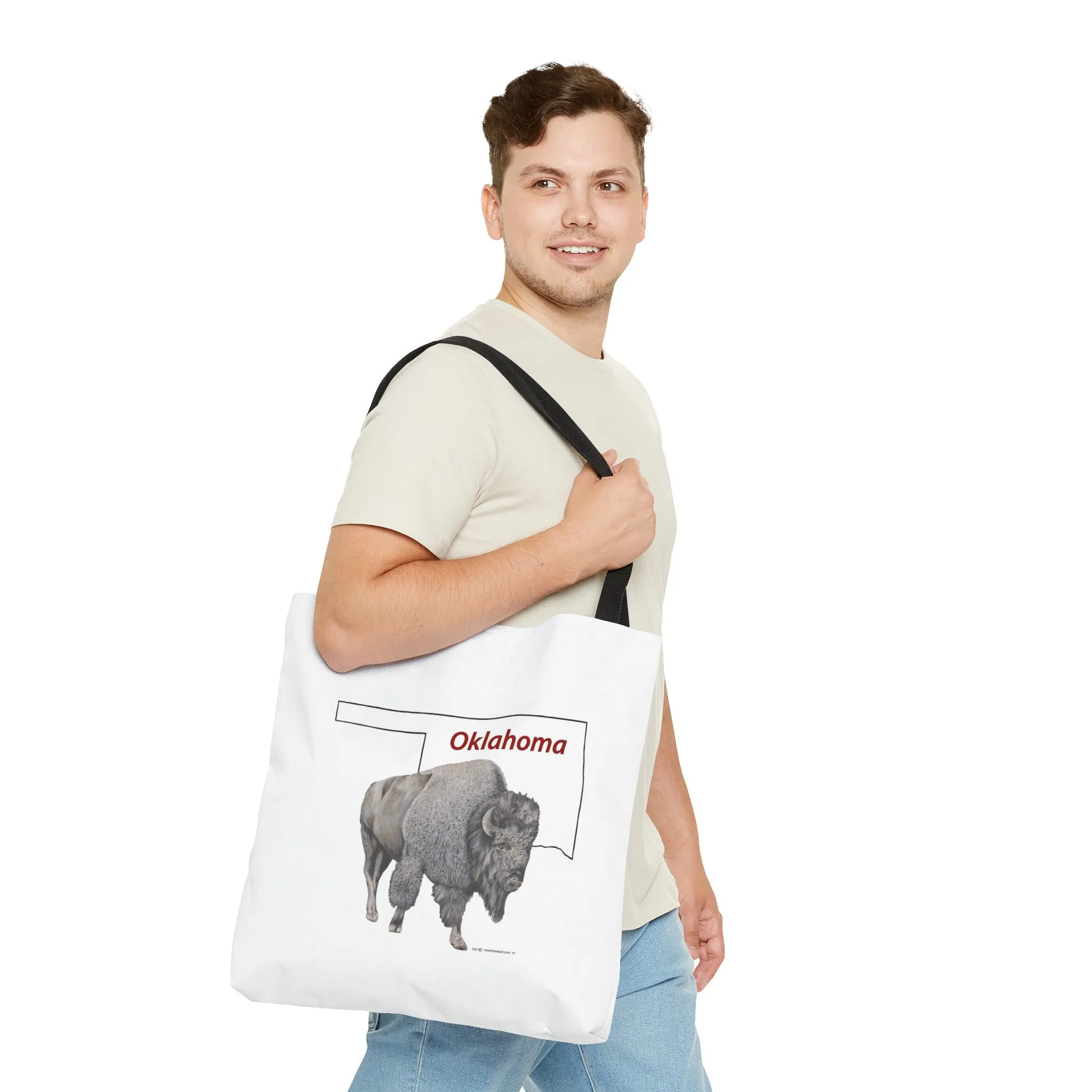 Oklahoma Bison Tote Bag